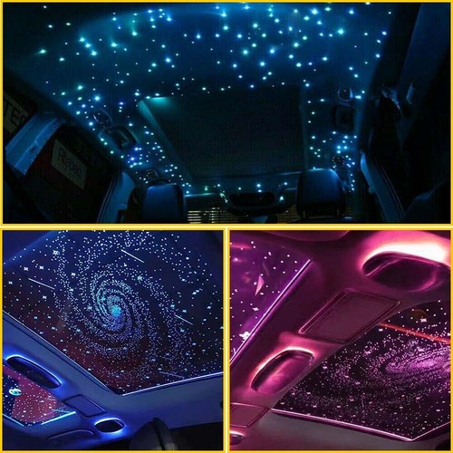 500 PIEZAS KIT DE LUZ ESTRELLA CABEZA DE COCHE HOGAR TECHO PARPADEANTE LUCES DE TECHO FIBRA ÓPTICA - Imagen 4 de 12