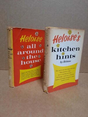  ''Heloise's Kitchen Hints'' 1963 And ''All Around The House'' 1965 Book Club Ed.