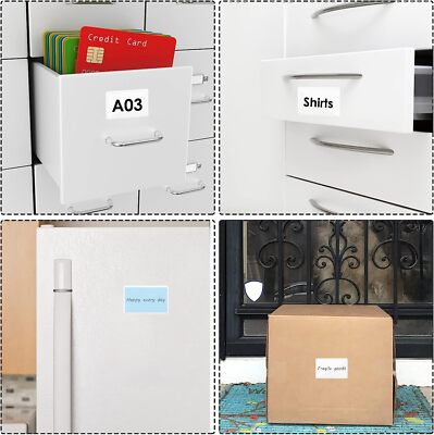 10 x Selbstklebende Visitenkartengröße durchsichtige transparente Taschen Hüllen 45x75mm
