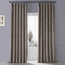 HPD HALF PRICE DRAPES Blackout Solid Thermal Insulated Window Curtain 50 X 96...