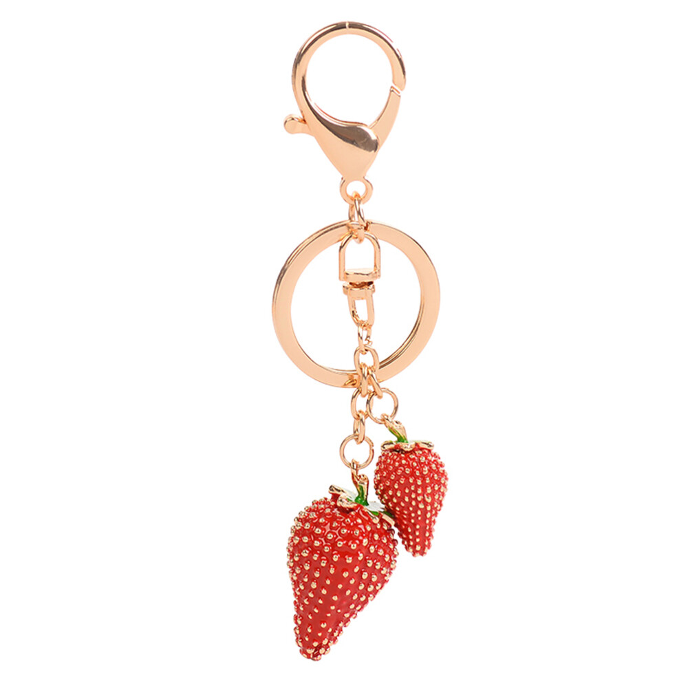 Strawberry Key Holder Charm Keychain