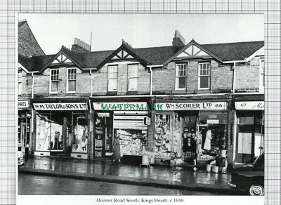 C7701) Alcester Road Birmingham W M Taylor & Sons William Scorer Ltd - Zuschnitt