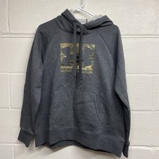 under armour womens gray pullover hoodie camo size medium