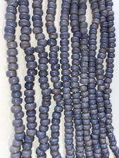 Glass Crow/Pony Bead Strand - Purple