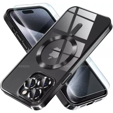 Shockproof Mag Safe Case For iPhone 16 15 14 Pro Max 13 12 11 Camera Lens Cover2