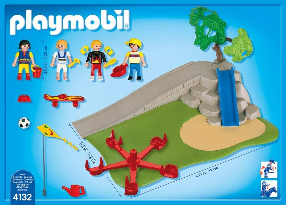 PLAYMOBIL CITY LIFE 4132 Superset Aire de jeux avec enfants. EUR 34,50