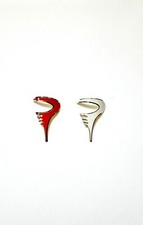 PINARELLO TESTA DISTINTIVO DECALCOMANIA ADESIVO 3M ALLUMINIO REPLICA ROSSO BIANCO