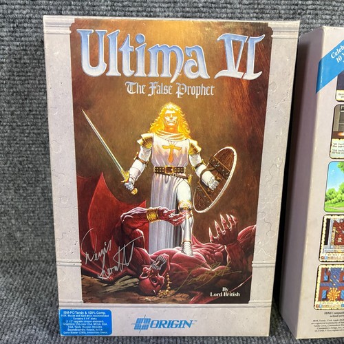 Ultima VI False Prophet Special Signature Collectors Edition IBM DOS PC Big Box - Picture 2 of 18