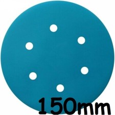 150mm Sanding Discs wet and dry 6 inch  6 Hole Sandpaper Film Pads 180-3000 GRIT