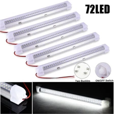 12V LED Interior Light Tube Strip Lamp Car Low-voltage Tube Cool White Car Lamp