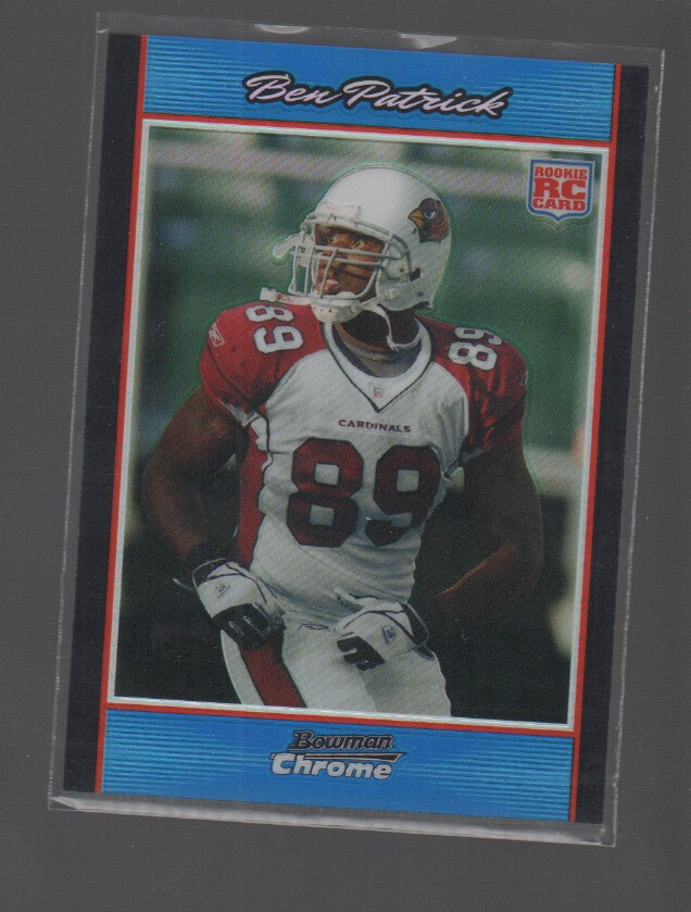 BEN PATRICK 2007 BOWMAN CHROME BLUE REFRACTOR ROOKIE CARD #BC24 /150
