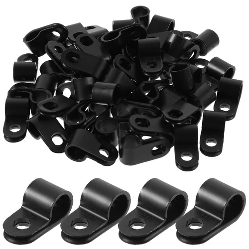 100 Pcs Cable Clamp Sorter String Light Clips Cord Management Mounting