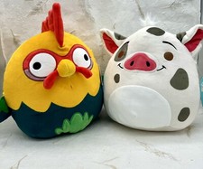 Squishmallows Disney Heihei And Pua Set Of 2 Moana 10" Ultra Soft plushies NWT