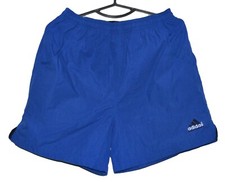 ADIDAS VINTAGE EQUIPMENT 1992/1994 BLUE FOOTBALL SHORTS SIZE L D7 ADULT