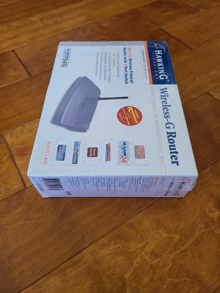 Hawking Technology Wireless-G Router HWR54G - Sealed Brand New. - Image 3 of 3