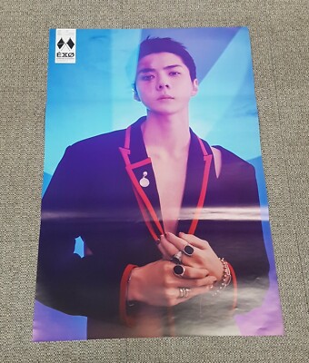 K-POP EXO 6. Album [OBSESSION] X-EXO Ver. SEHUN Ver. OFFIZIELLES POSTER -NEU-