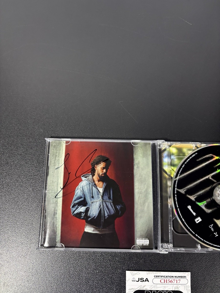 アシュケナージ　サイン　CD J. Cole Signed Autographed 2026 The Fall-Off CD Cover DREAMVILLE