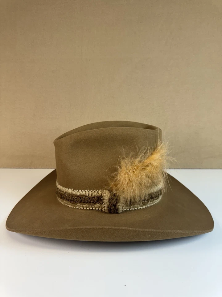 Vintage 1970s-1980s Resistol Stagecoach 7 1/8 NEW Never Worn Cowboy Hat RARE - Image 2 of 4