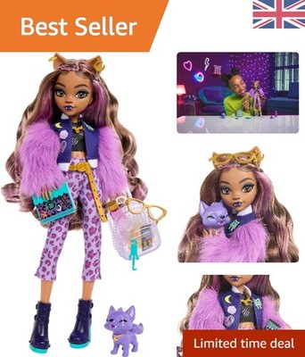 Monster High Clawdeen Wolf Puppe mit Zubehör - perfekt für fantasievolles Spielen!