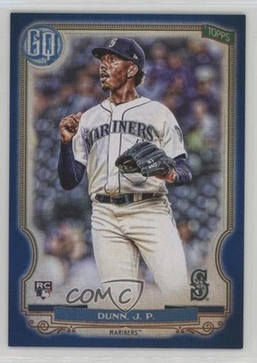 2020 Topps Gypsy Queen Indigo 38/250 Justin Dunn #144 Rookie RC 03bh