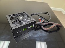 Corsair Power Supply CX750M 750W Semi-Modular PSU Model 75-002019