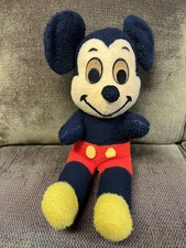 1960/70 s Walt Disney 18 Mickey Mouse Stuffed Toys Vintage Plush