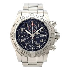 BREITLING A13371 Black Case Size 48mm Wrist Size 19cm Men's Used Watch #10126