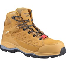 Image of Hard Yakka Atomic PR Hybrid Side Zip Wheat Mens Safety Work Boots Metal Free