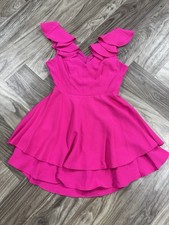City Vibe Dress Hop Pink Juniors Size 11