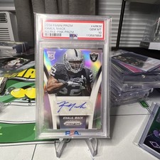 2014 Prizm Khalil Mack Auto Rookies Camo Prizm 52/75 Pink PSA 10 JERSEY #!