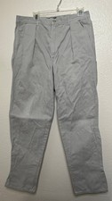 Polo Ralph Lauren Pants Mens 36x34 34x34 Beige Andrew Pleated Tuck Vintage