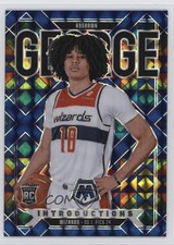 2024-25 Panini Mosaic Introductions Blue Prizm /199 Kyshawn George #10 1c47