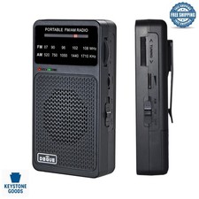 Portable Retro FM/AM Radio with Excellent Reception Compact Design