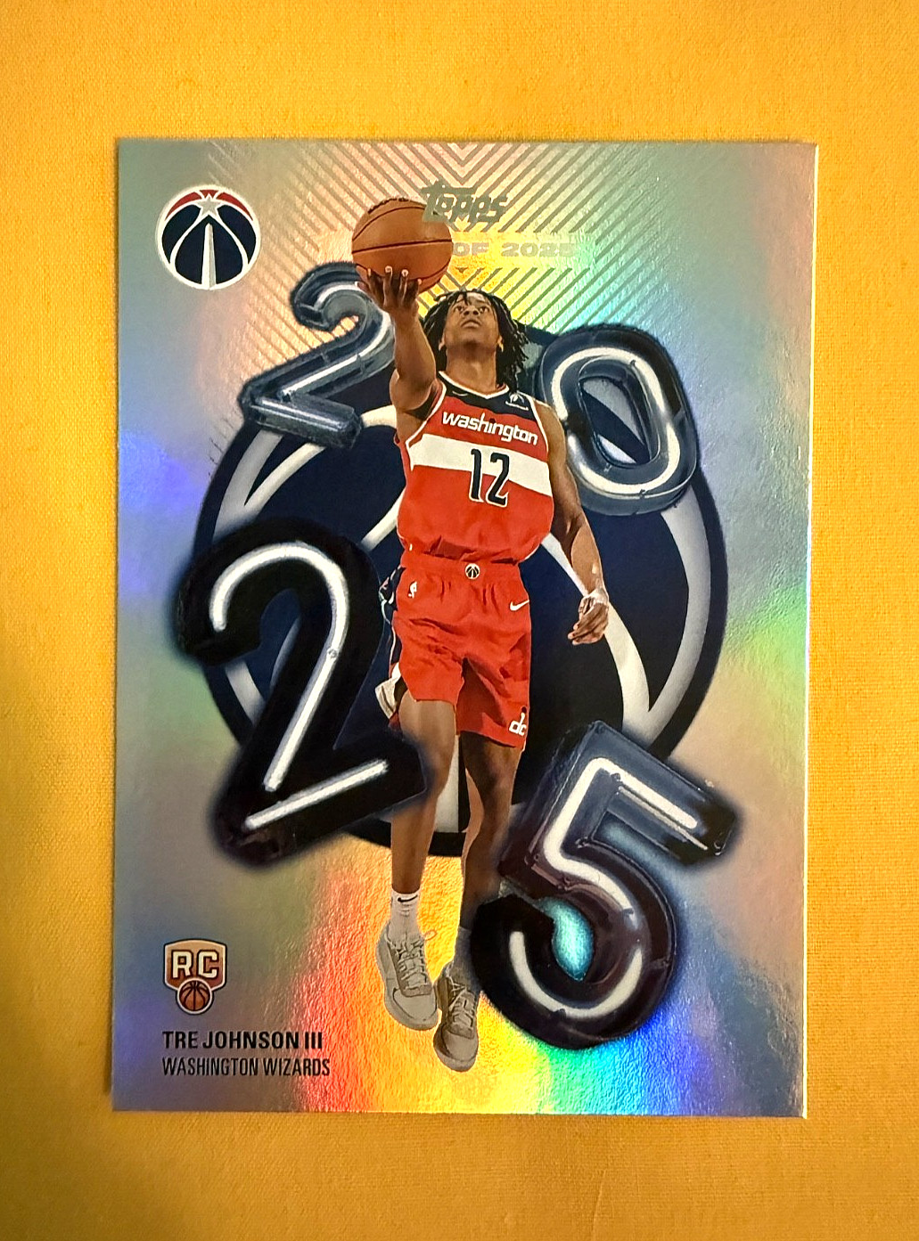 Tre Johnson III 2025-26 Topps Basketball RC Rookie Class of 2025 SP SSP #C25-6