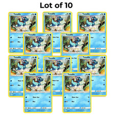 Totodile 18/73 Common Shining Legends LP Lot of 10 Pokemon Cards