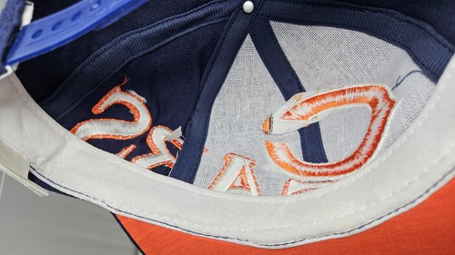 Raro De Colección Años 90 Chicago Bears NFL El Juego Big Side Logo Snapback Sombrero - Imagen 10 de 12