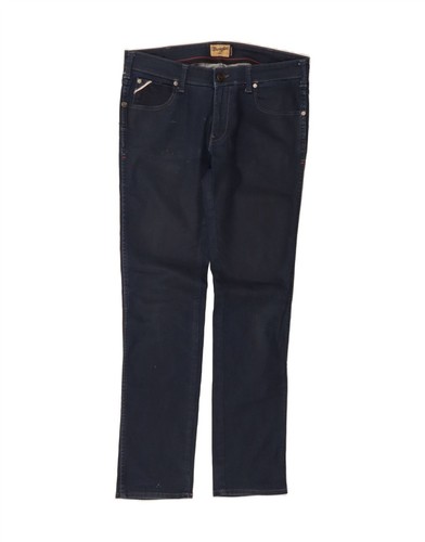 WRANGLER Herren Skanders Slim Jeans W34 L32 dunkelblau Baumwolle BW05