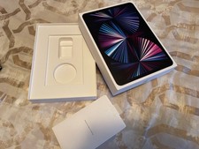 APPLE IPAD PRO 3RD GENERATION 11 INCH 256GB BOX ONLY WITH STICKERS AND DOCUMENT
