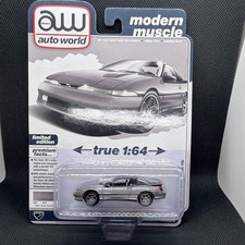 Auto World Modern Muscle 164 1991 Eagle Talon Tsi Silver Diecast Limited