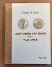 Library of Coins Liberty Walking Half Dollars Album Vol 20 1937 - 47 w/18 Coins!