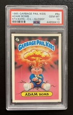 1985 Garbage Pail Kids OS1 Adam Bomb 8a PSA 10 GEM MINT-RARE GLOSSY CL CARD! TWT