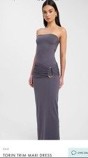 Kookai TORIN TRIM MAXI DRESS Size 8/36
