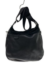 BREE Shoulder Bag Leather Black Solid Color