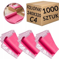 Foliopaki Kurierskie Różowe C4 240x320mm - ...