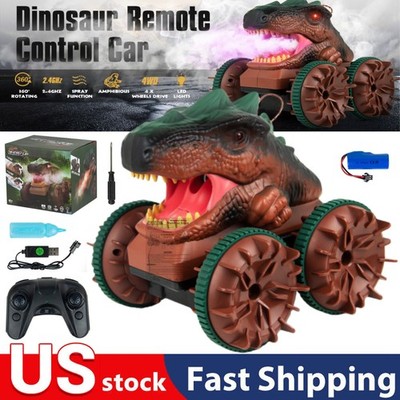 Cheerwing Remote Control Car Dinosaur Toy Dinosaur Truckfor Kids Boys Waterproof