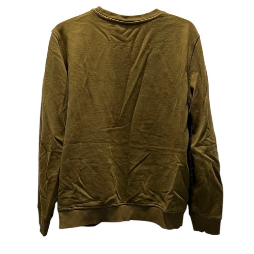 Scotch & Soda Organic Cotton army olive green Bougie grunge sweatshirt XL - Picture 2 of 7