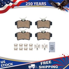 Rear Ceramic Brake Pads w/Hardware for 1995-2001 2003 2004 Ford Mustang V8 D627