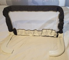 Bezpieczeństwo 1. przenośna poręcz łóżka, 106 x 42cm, składana przenośna, ciemnoszara