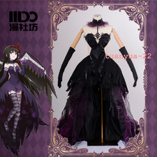 Puella Magi Madoka Magica Devil Homura Halloween Dress Cosplay Costume Full Set