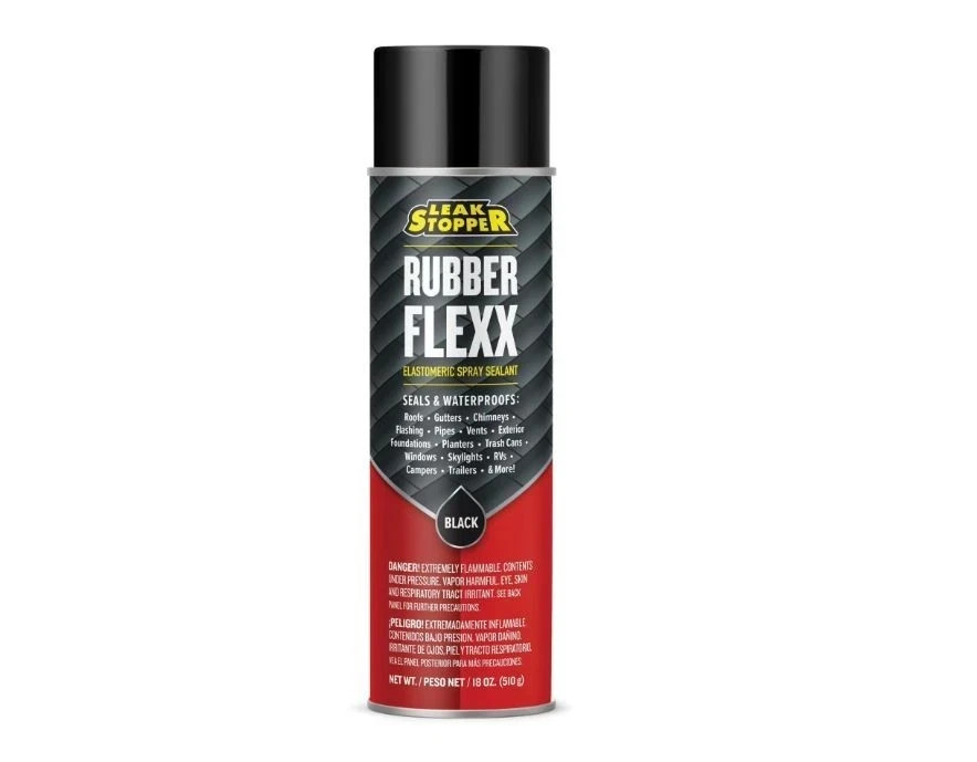 Rubber Flexx Leak Repair & Sealant Spray 18 Oz 100% Flexible Seal Waterproof NEW